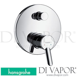 Hansgrohe 31743000 Focus S Single Lever Bath Mixer for Concealed Installation for Ibox Universal 01/08 - 12/15 Spare Parts