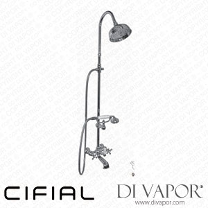 Cifial 31760EDQ Edwardian 3 Hole Wall Mounted Bath Shower Mixer Dual Control Spare Parts