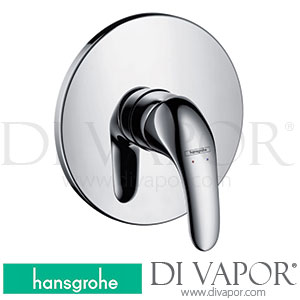 Hansgrohe 31761000 Focus E Single Lever Shower Mixer, for Concealed Installation 11/05 - 02/12 Spare Parts