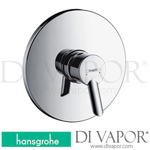 Hansgrohe 31763000 Focus S Single Lever Shower Mixer, for Concealed Installation 10/05 - 12/07 Spare Parts