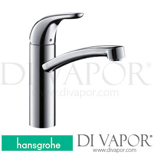 Hansgrohe 31784000 Focus M41 Single Lever Kitchen Mixer E, 160, Lowpressure/Vented Hot Water Cylinders, 1Jet Spare Parts 12/15 - 01/17