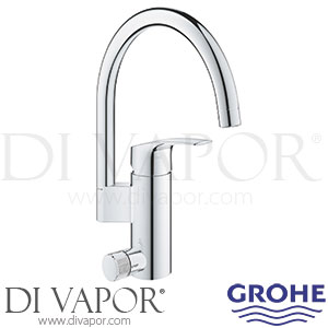 Grohe 31786001 Eurosmart Single-Lever Sink Mixer (1/2 Inch) Spare Parts