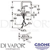 Grohe 31788000 Mixer Spare Diagram