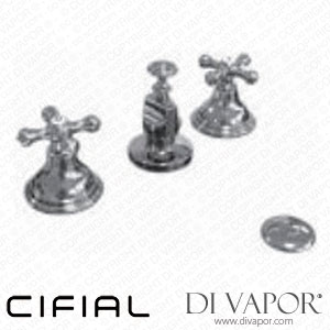 Cifial 31801EDQ Edwardian 3 Hole Bidet Mixer H/C Spare Parts