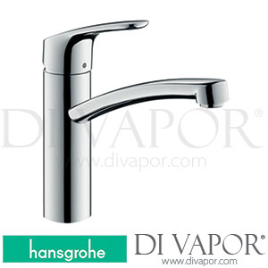 Hansgrohe 31806007 Focus M41 Single Lever Kitchen Mixer 160, 1Jet Spare Parts >10/18