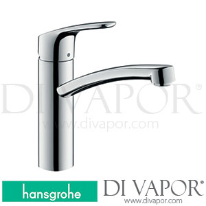Hansgrohe 31816000 Focus M41 Single Lever Kitchen Mixer 160, Coolstart, Ecosmart, 1Jet Spare Parts >08/12