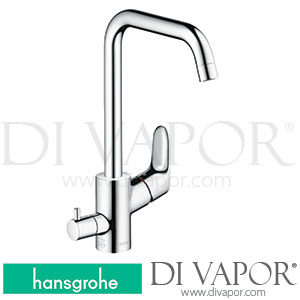 Hansgrohe 31823000 Focus M41 Single Lever Kitchen Mixer 260, Device Shut-Off Valve, 1Jet Spare Parts >09/12
