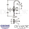 Grohe Costa L Sink Mixer Dimensions