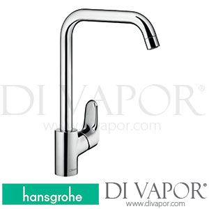 Hansgrohe 31838000 Ecos Single Lever Ktichen Mixer L, 1Jet, Dzr Spare Parts 03/20 - 08/22