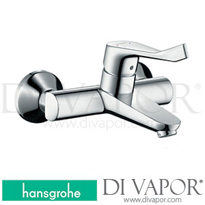 Hansgrohe 31913000 Focus Single Lever Basin Mixer for Exposed Installation with Extra Long Handle 12,1 Cm >10/13 Spare Parts