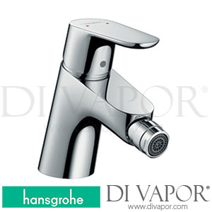 Hansgrohe 31920000 Focus Single Lever Bidet Mixer with Pop-Up Waste Set 10/08 - 03/17 Spare Parts