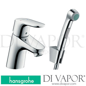 Hansgrohe 31926000 Focus Single Lever Basin Mixer 70 with Bidette Hand Shower and Shower Hose 160 Cm 12/09 - 09/10 Spare Parts