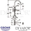 Grohe Costa L Sink Mixer Dimensions