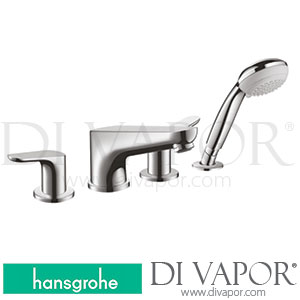 Hansgrohe 31936000 Focus 4-Hole Rim Mounted Bath Mixer 01/12 - 05/19 Spare Parts