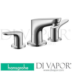 Hansgrohe 31937000 Focus 3-Hole Basin Mixer 100 with Pop-Up Waste Set 01/12 - 05/19 Spare Parts