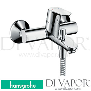 Hansgrohe 31944000 Focus Single Lever Bath Mixer for Exposed Installation Dzr >03/20 Spare Parts