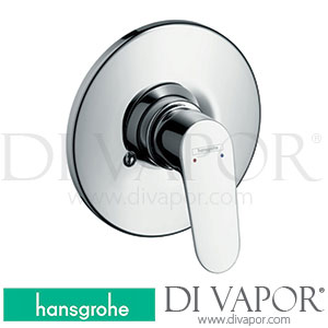 Hansgrohe 31967000 Focus Single Lever Shower Mixer for Concealed Installation 10/08 - 03/15 Spare Parts