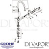 Grohe Atrio Single-Lever Kitchen Tap Spares
