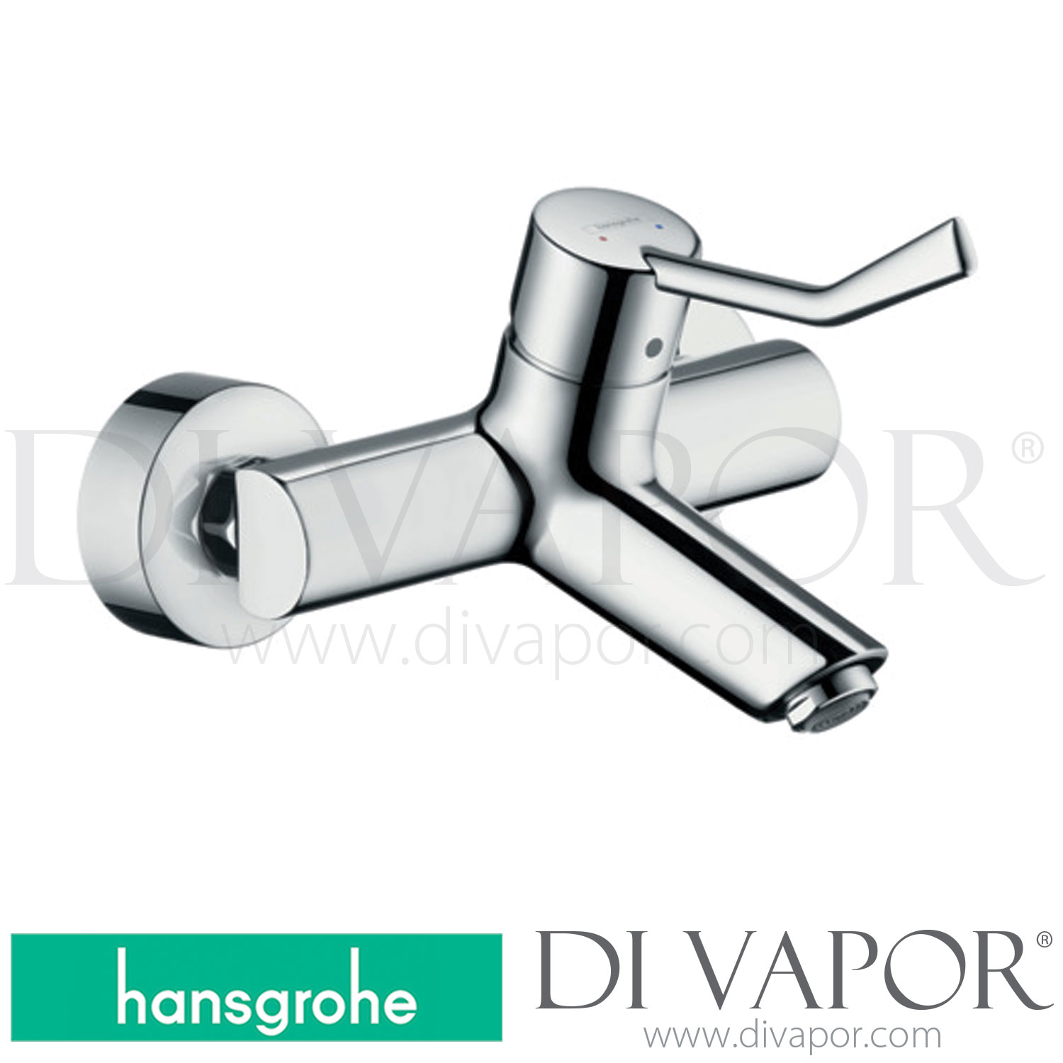 Hansgrohe 32037000 Talis Single Lever Basin Mixer for Exposed