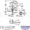 Grohe 32042AL3 Mixer Spare Diagram