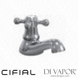 Cifial 32101RMH-625 Romantica Pillar Tap Spare Parts