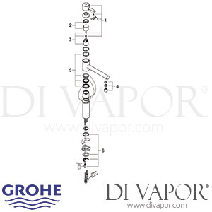 Grohe 32105 Essence Sink Mixer (1/2 Inch) Spare Parts