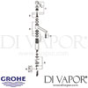 Grohe Essence Single-Lever Sink Mixer Spares