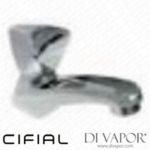 Cifial 32107CP-625 Style Oliva Pillar Tap with Aerator and Drop Chain Spare Parts
