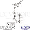 Grohe 32108AL3 Mixer Spare Tech Diagram