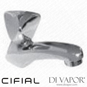 Cifial 32108CP-625 Style Oliva Pillar Tap with Aerator and Pop Waste Spare Parts