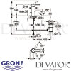 Grohe Lineare Basin Mixer S-Size Dimensions