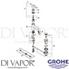 Grohe 32115000 Mixer Spare Diagram