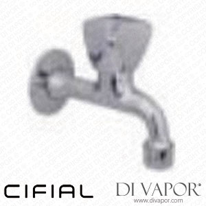 Cifial 32123CP-625 Oliva 1 1/2 Inch Blue Handle Stop Valve with Aerator 100mm Spare Parts