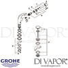 Grohe Ondus Single-Lever Basin Mixer L-Size Velvet Black Tap Spares