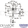 Grohe 32134001 Mixer Spare Diagram