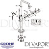 Grohe Atrio Single-Lever Bath Mixer Floor Mounted Spares
