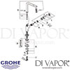 Grohe Atrio Single Lever Sink Mixer Spare Parts