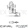 Cifial 32150M10 Techno M10 Electronic Mono Basin Tap Dimensions