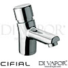 Cifial Techno 35 Non Concussive Basin Tap Spare Parts