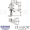 Grohe K7 Single-Lever Sink Mixer Kitchen Tap Dimensions
