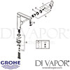 Grohe K7 Single-Lever Sink Mixer Kitchen Tap Spares