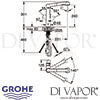 Grohe K7 Single-Lever Sink Mixer Dimensions