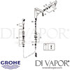 Grohe K7 Single-Lever Sink Mixer Spares