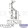 Grohe 32183000 Mixer Spare Diagram