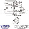 Grohe Veris Single-Lever Bidet Mixer M-Size Tap Dimensions