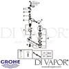 Grohe Veris Single-Lever Bidet Mixer M-Size Tap Spares