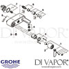 Grohe Veris Single-Lever Bath Shower Mixer Spares