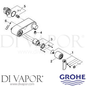 Grohe 32197 Veris Shower Mixer (1/2 Inch) Spare Parts