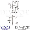 Grohe Veris Single-Lever Shower Mixer Dimensions