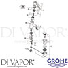 Grohe 32204 Mixer Spare Tech Diagram